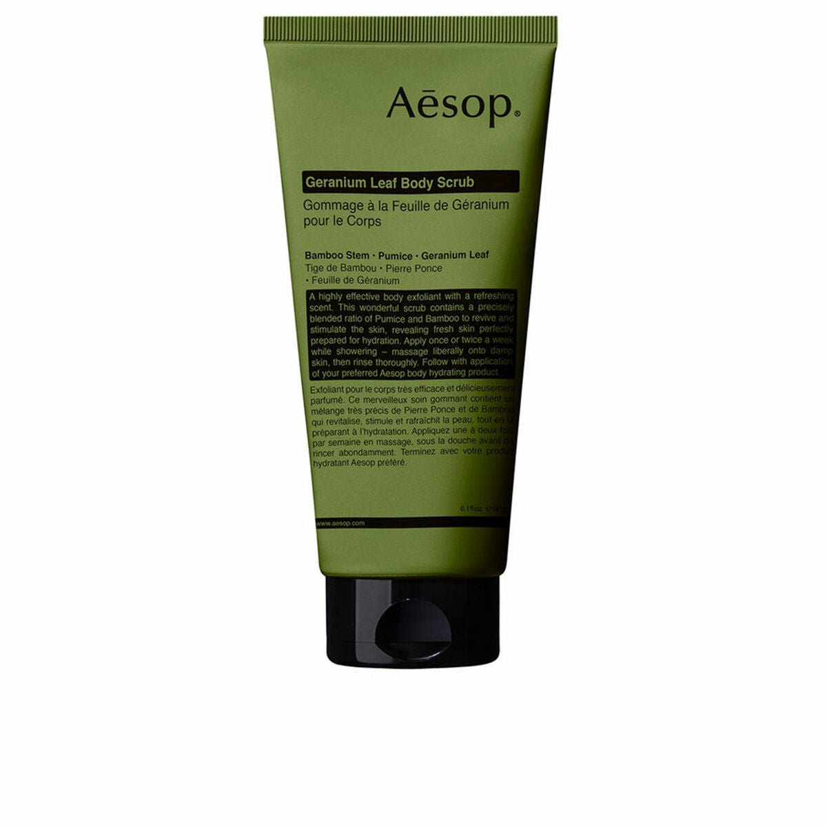 Body Exfoliator Aesop GERANIUM LEAF 180 ml - Cosmova
