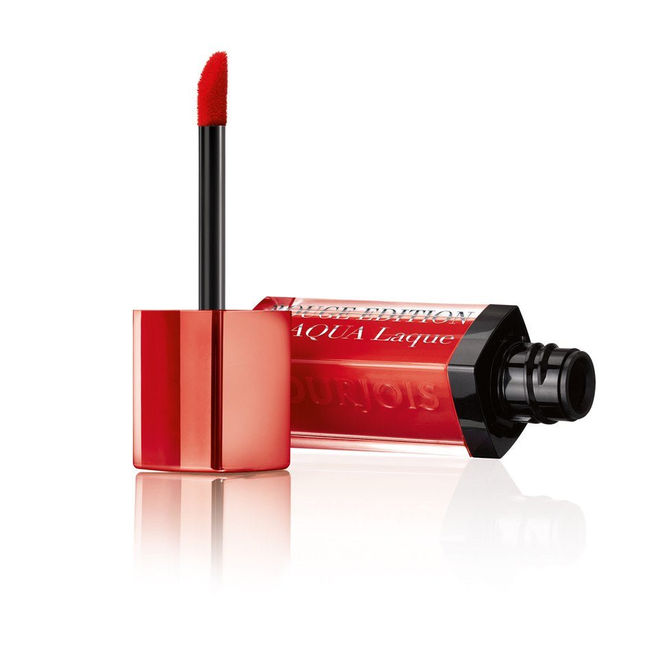 Bourjois, Rouge Edition Aqua Laque, Rossetto liquido, 05, Rosse le mie labbra, 7.7 ml - Cosmova