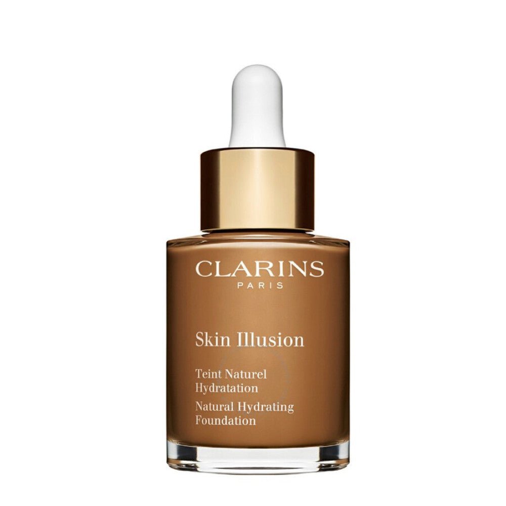 Clarins, Skin Illusion, Correzione del colore, Fondotinta liquido, 118,5, Cioccolato naturale, SPF 15, 30 ml *Tester - Cosmova
