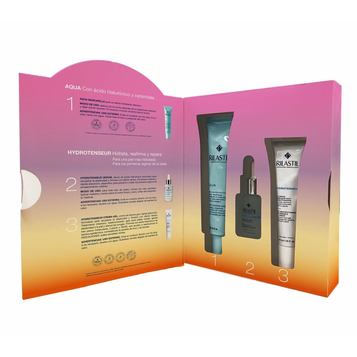 Cosmetic Set Rilastil RILASTIL AQUA 3 Pieces - Cosmova