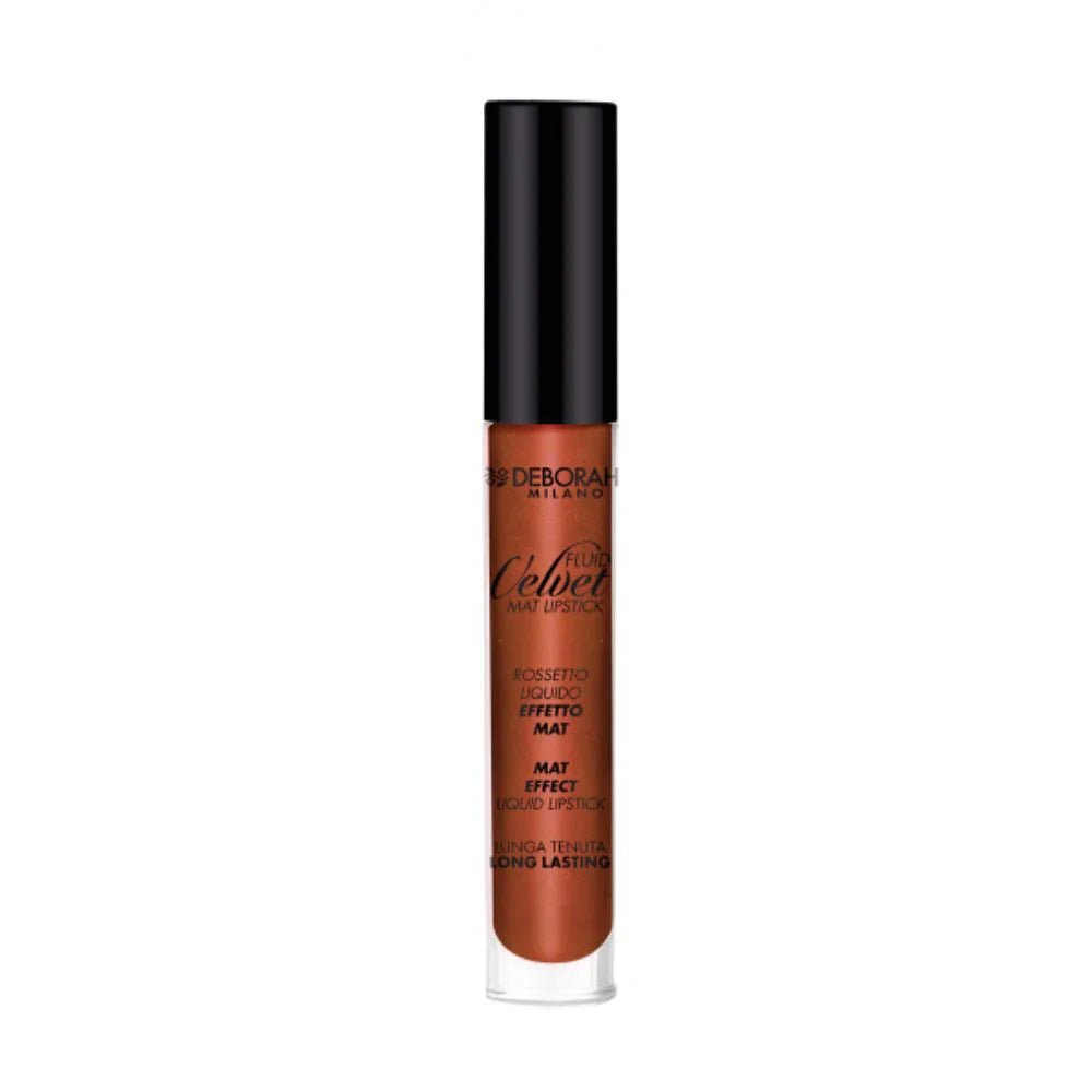 Deborah, Fluid Velvet, Opaco, Rossetto liquido, 53, Marrone, 4.5 g - Cosmova