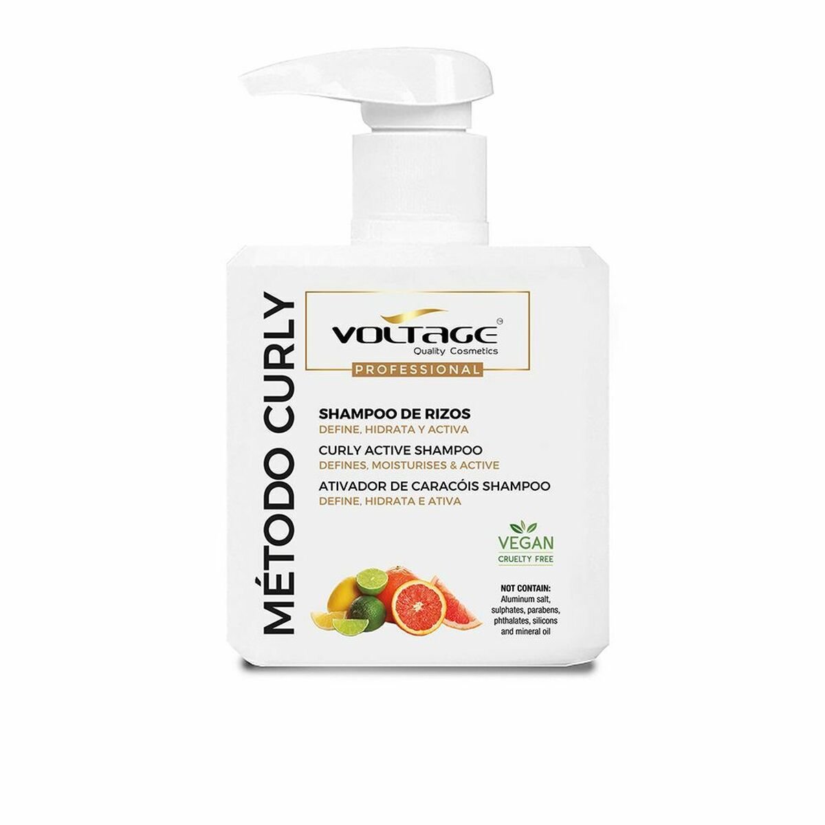 Defined Curls Shampoo Voltage Rizos Metodo Curly 500 ml - Cosmova