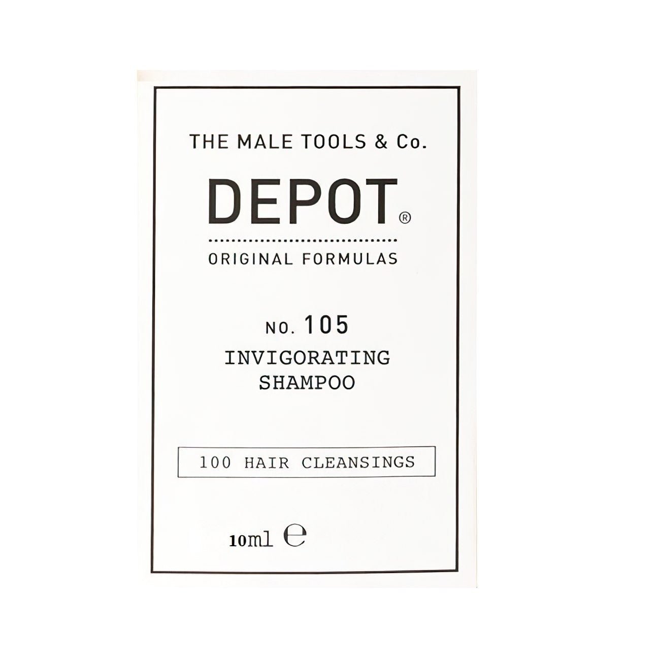 Depot, 100 Hair Cleansing No. 105, Complesso multivitaminico, Shampoo per capelli, Anticaduta, 10 ml - Cosmova
