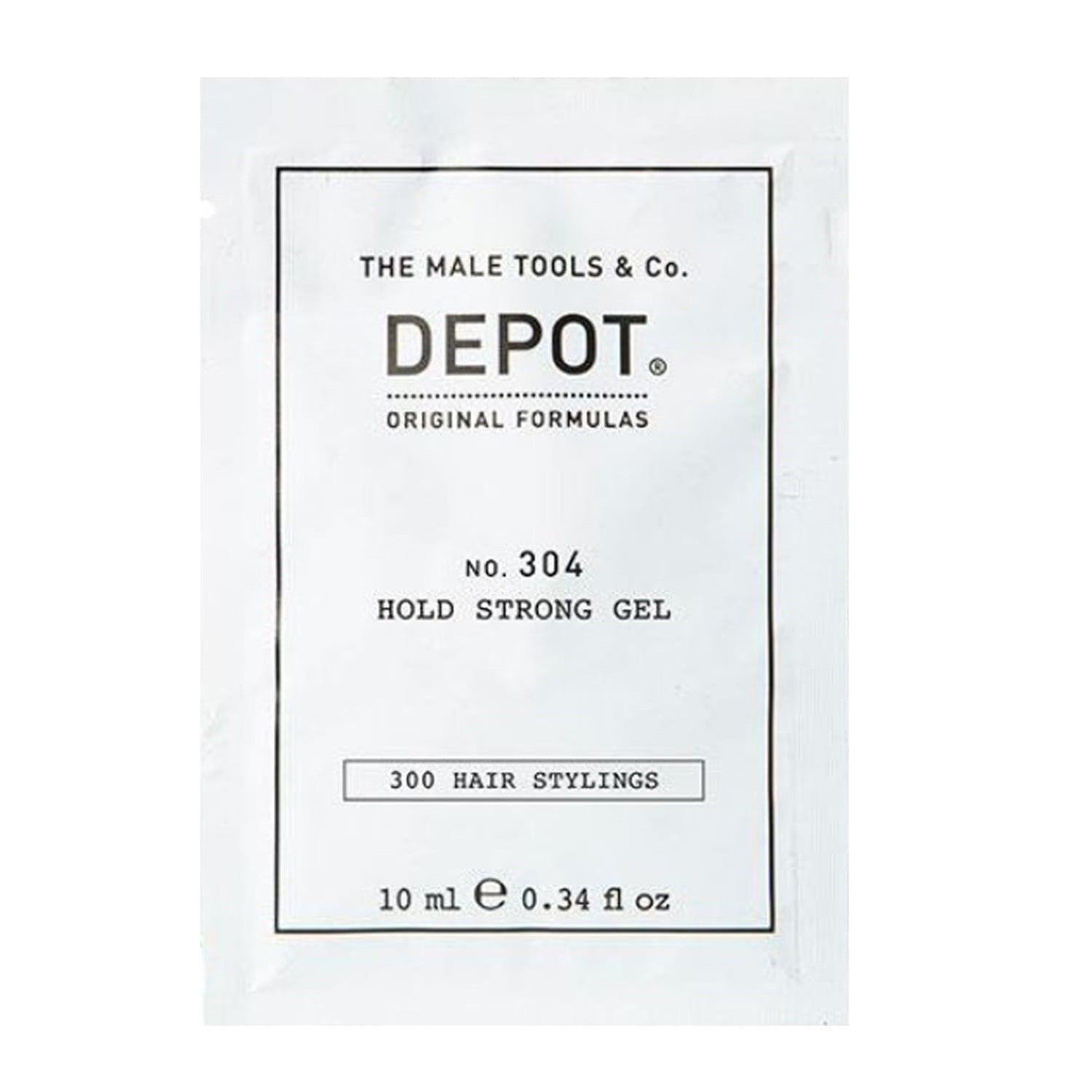 Depot, 300 Hair Stylings No. 304, Botanico, Gel per styling capelli, Per lo styling, Presa forte, 10 ml - Cosmova