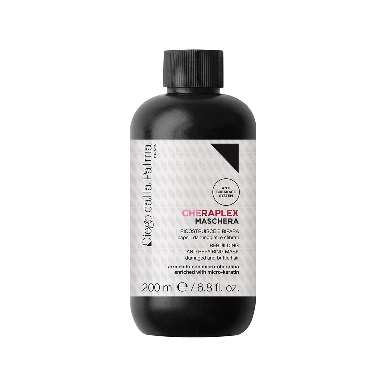 Diego Dalla Palma, Cheraplex, Maschera crema trattamento capelli, Per la riparazione, 200 ml - Cosmova