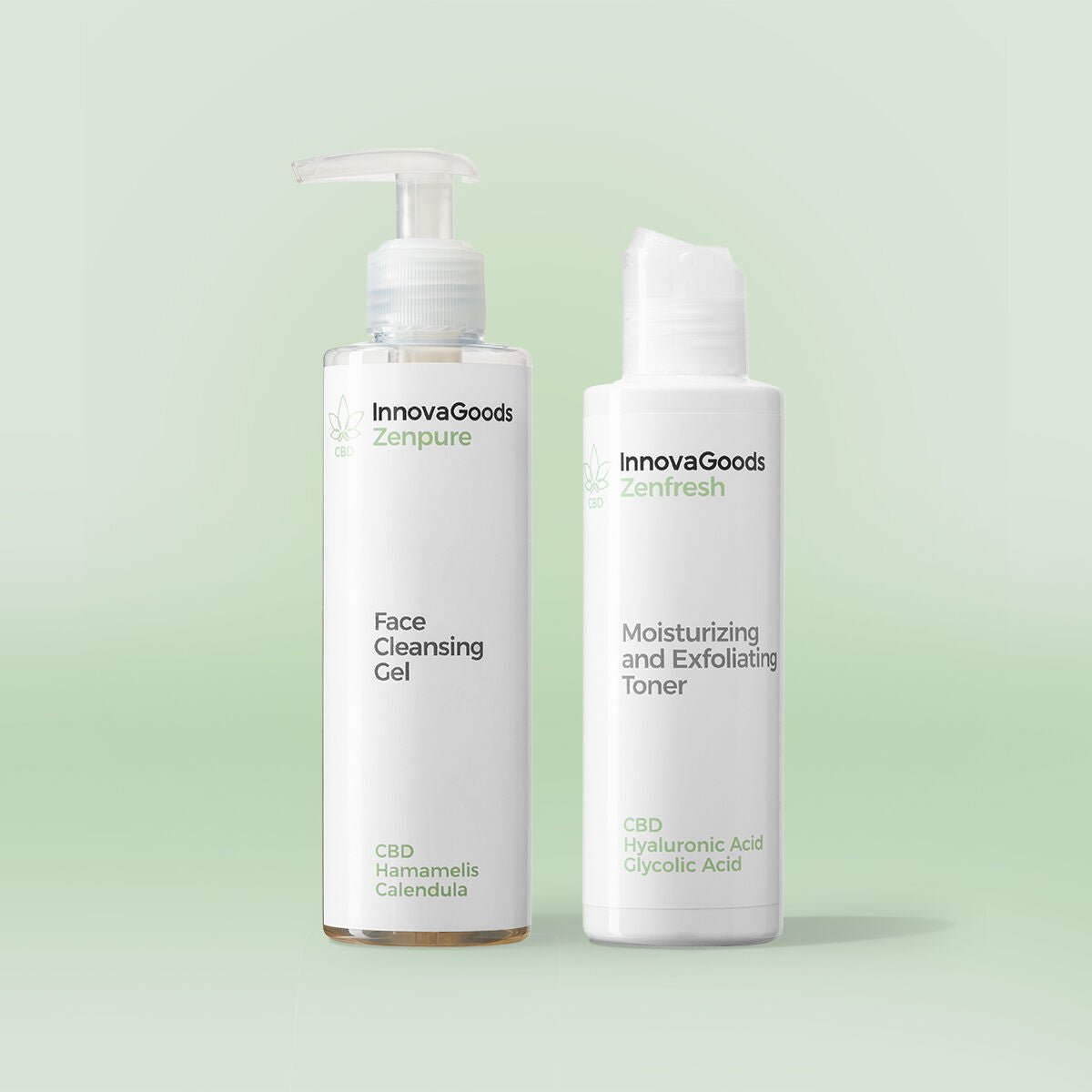 Face Cleansing Duo Pack CBD InnovaGoods - Cosmova
