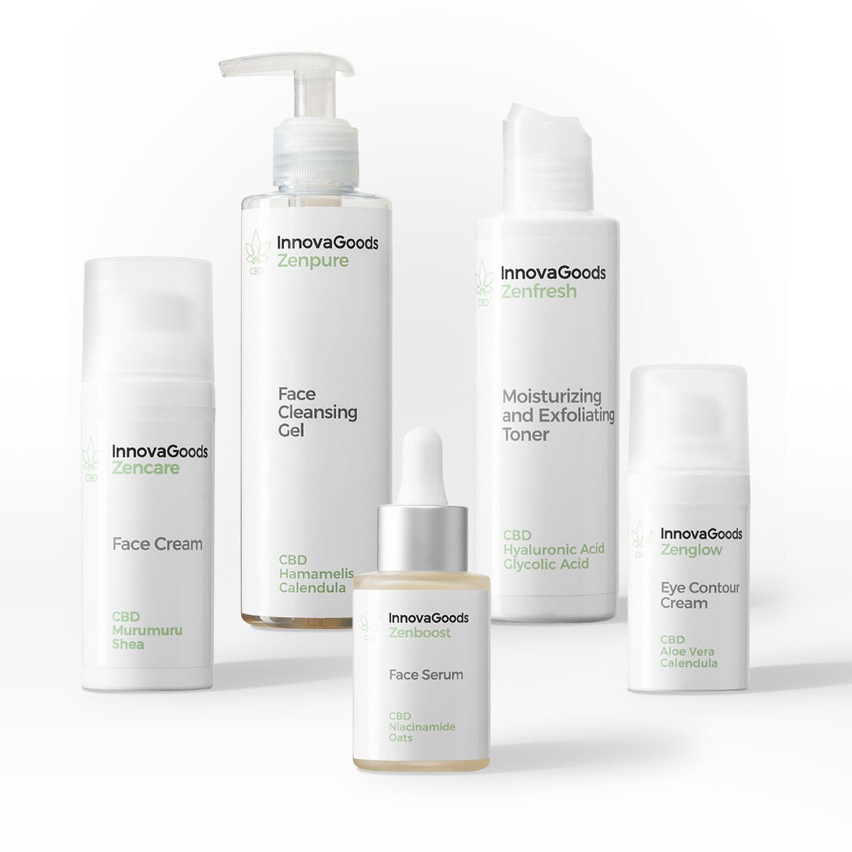 Gesichtsroutine-Paket CBD InnovaGoods-1