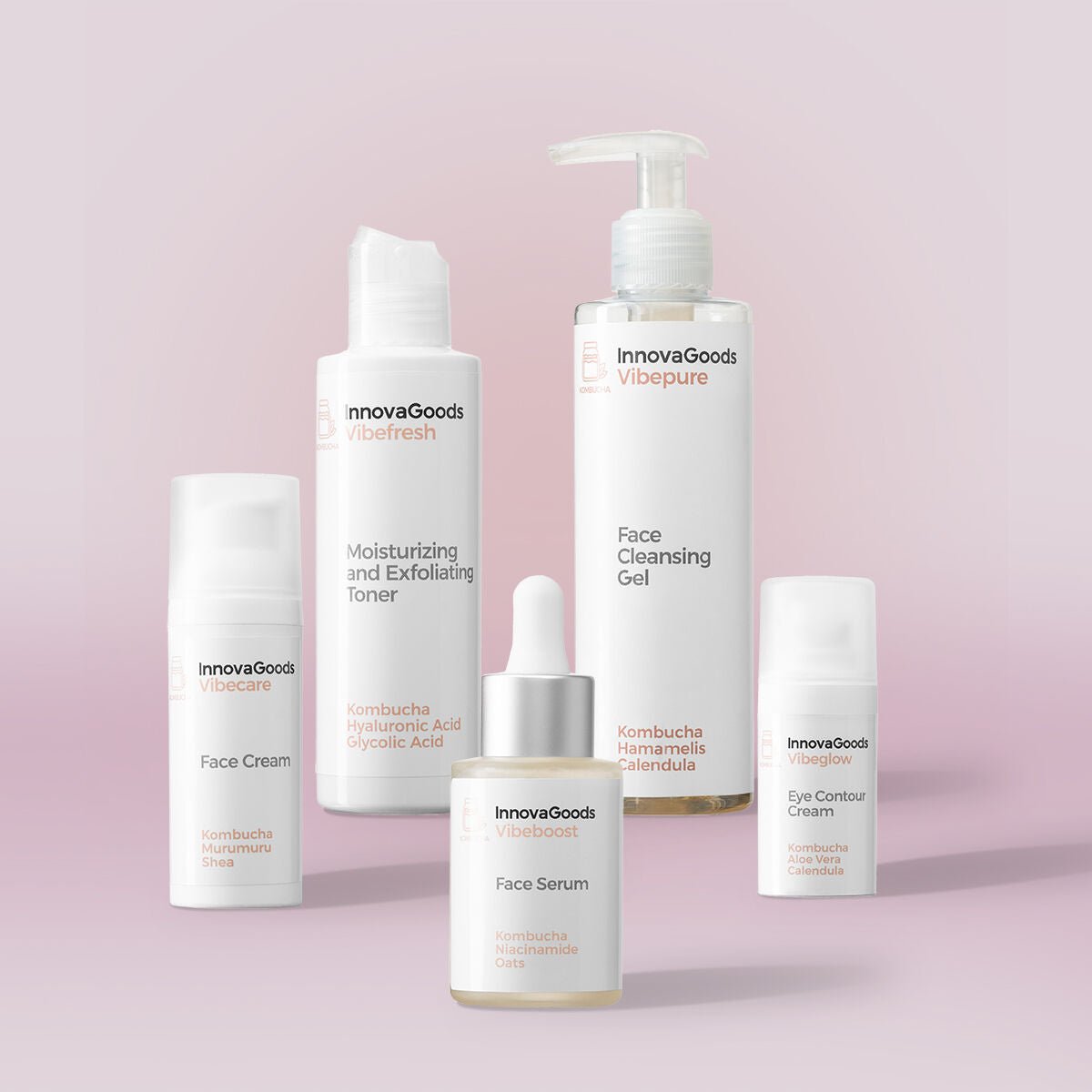 Face Routine Pack Kombucha InnovaGoods - Cosmova