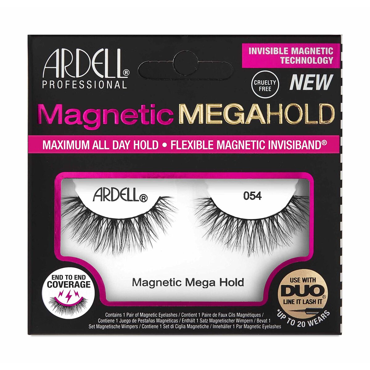 False Eyelashes Ardell Magnetic Megahold Nº 054 (1 Unit) - Cosmova