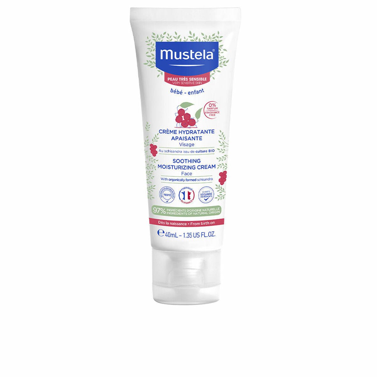Crème visage hydratante pour bébés Mustela Niño 40 ml-0