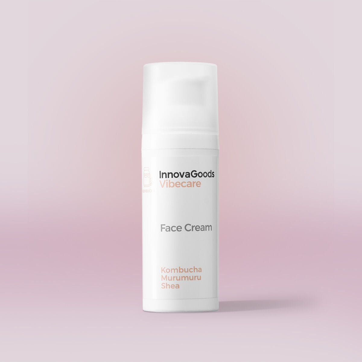Feuchtigkeitsspendende Gesichtscreme Kombucha Vibecare InnovaGoods 50 ml-0