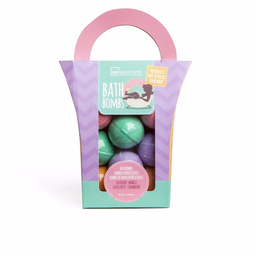 Idc Institute BATH BOMBS BATH FIZZER set 8 pz - immagine 1