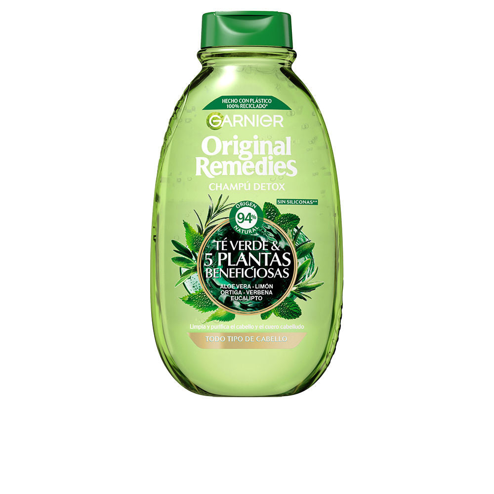 RIMEDI ORIGINALI shampoo al tè verde e 5 piante benefiche 400 ml-0