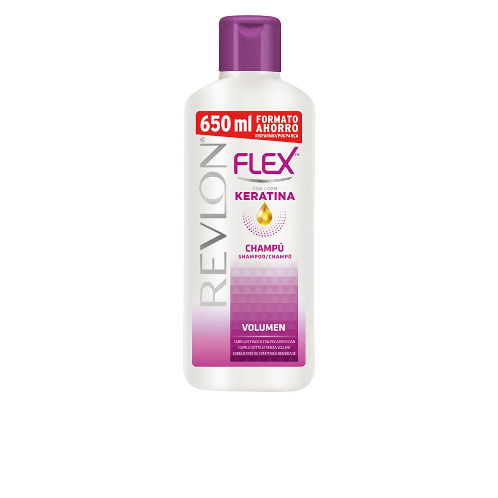 FLEX KERATIN shampoo volume capelli sottili 650 ml-0