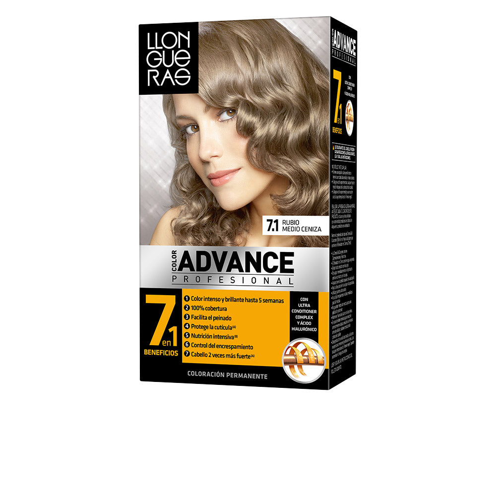 COLOR ADVANCE #7,1-rubio ceniza 1 u-0