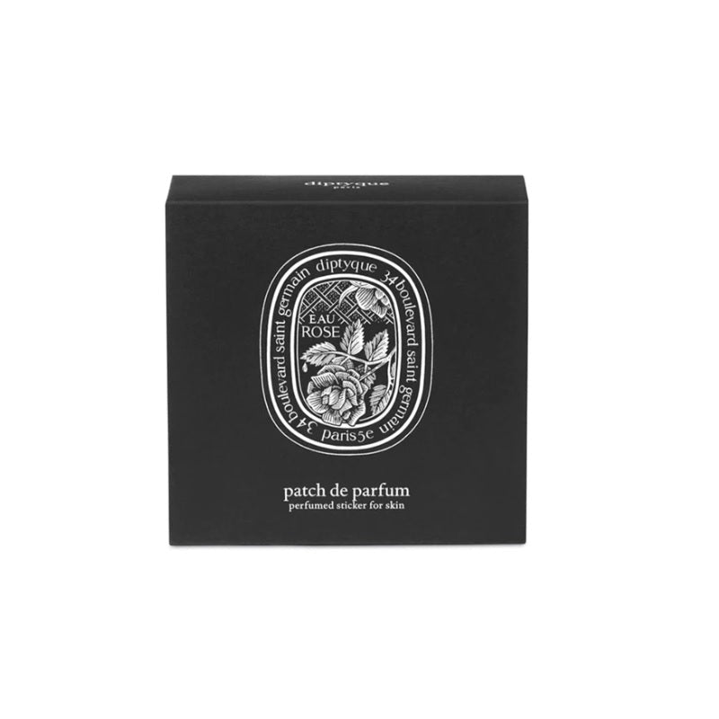 Impostare, Diptyque, Eau Rose - Patch De Parfum, Adesivi per il corpo, Profumato, Floreale, Per la pelle, Nero, 5 pz - Cosmova
