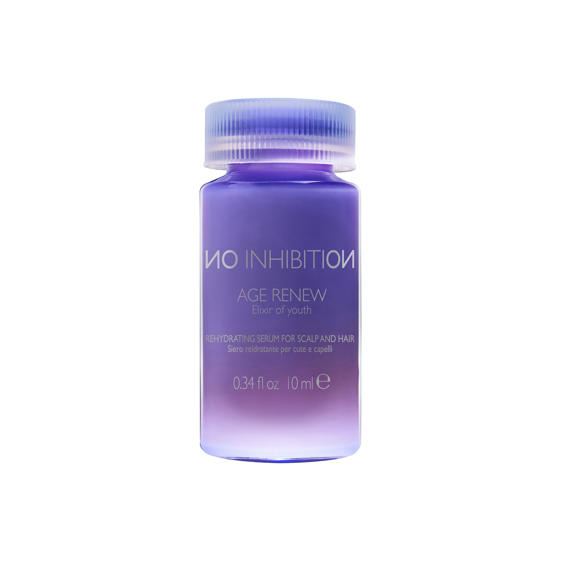 Impostare, No Inhibition, Age Renew Rehydrating Element O2, Siero per capelli, Setoso & Salutare, 4 pz, 10 ml - Cosmova