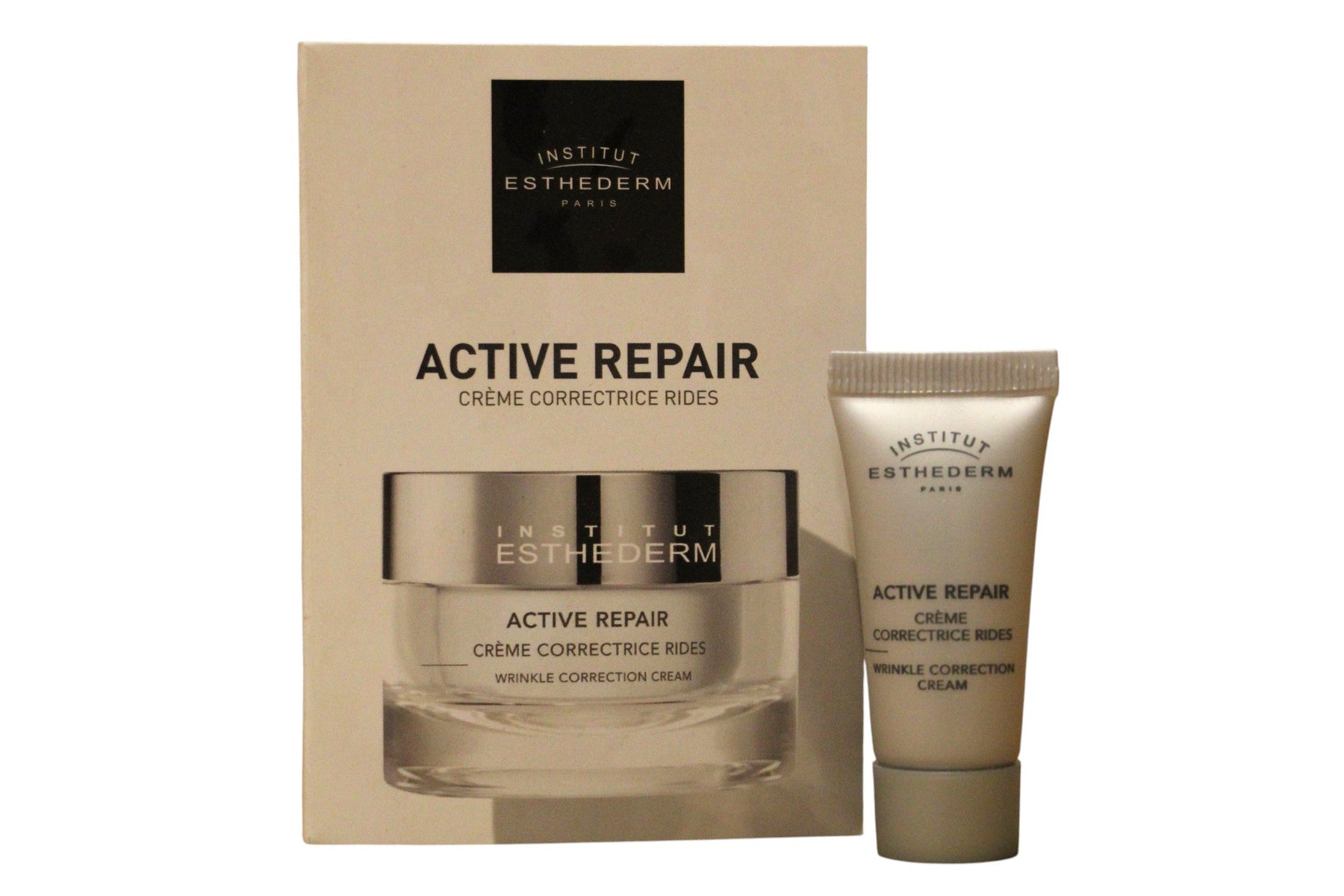 Institut Esthederm, Active Repair, Illuminazione, Giorno & Notte, Panna, Per viso e collo, 5 ml *Campione - Cosmova