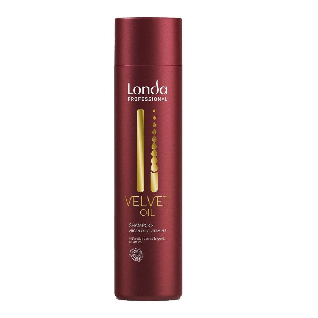 Londa Professional, Velvet Oil, Olio di Argan e vitamina E, Shampoo per capelli, Per la riparazione, 250 ml - Cosmova