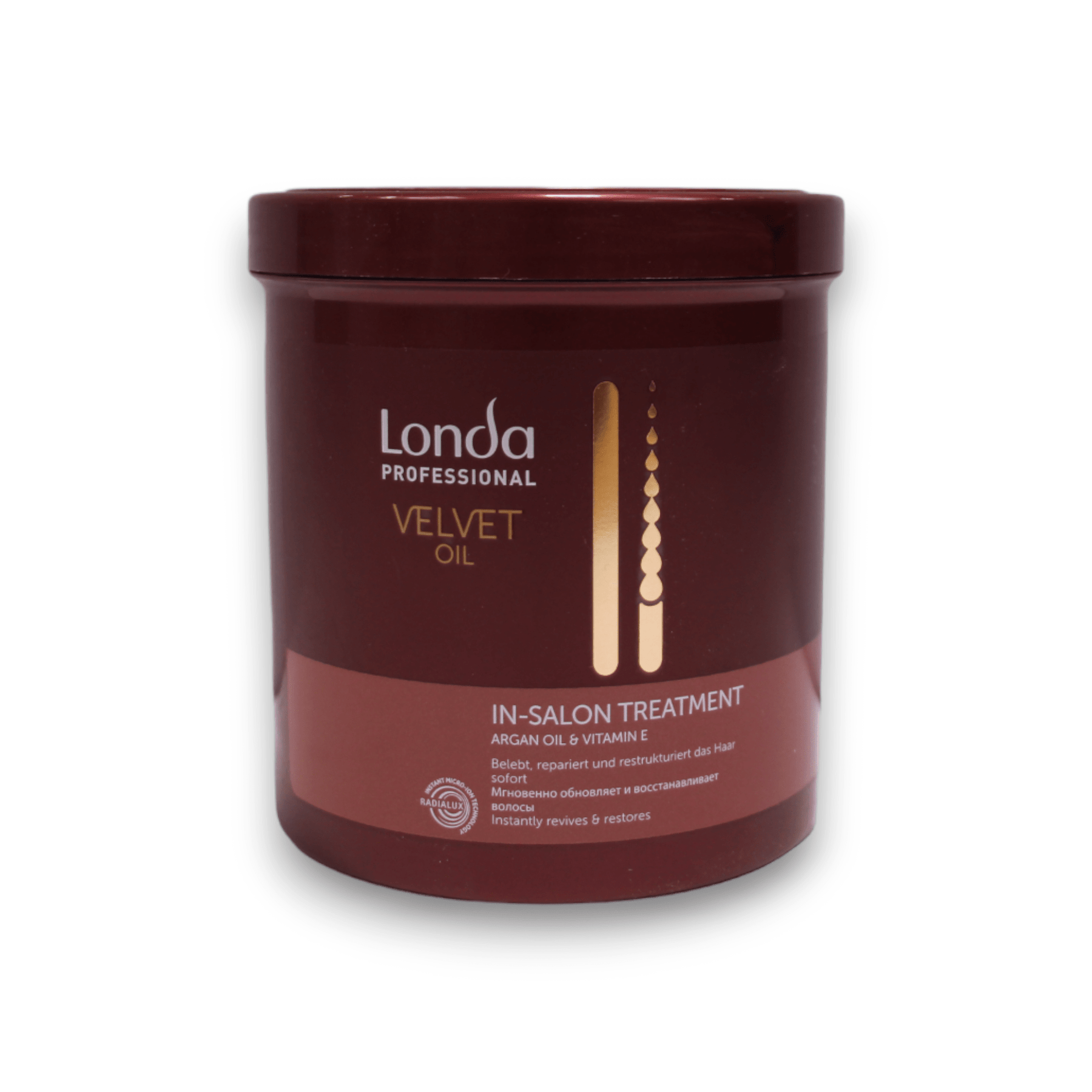 Londa Professional, Velvet Oil, Olio di Argan e vitamina E, Trattamento con crema per capelli, Per la riparazione, 750 ml - Cosmova