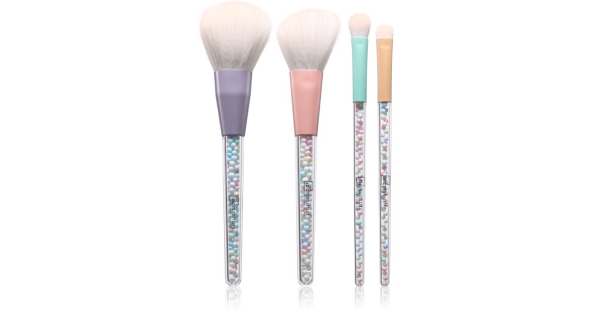 Idc Institute Candy Makeup Brushes Set da 4 pezzi - immagine 2