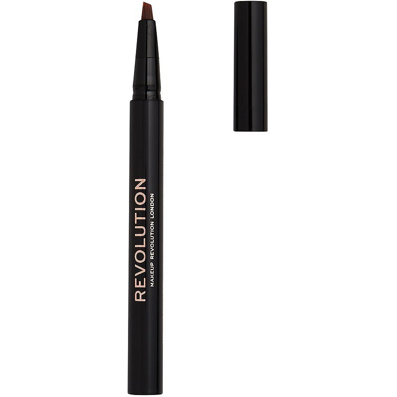 Makeup Revolution, Bushy Brow, Matita crema per sopracciglia, Marrone medio, 0.5 ml - Cosmova