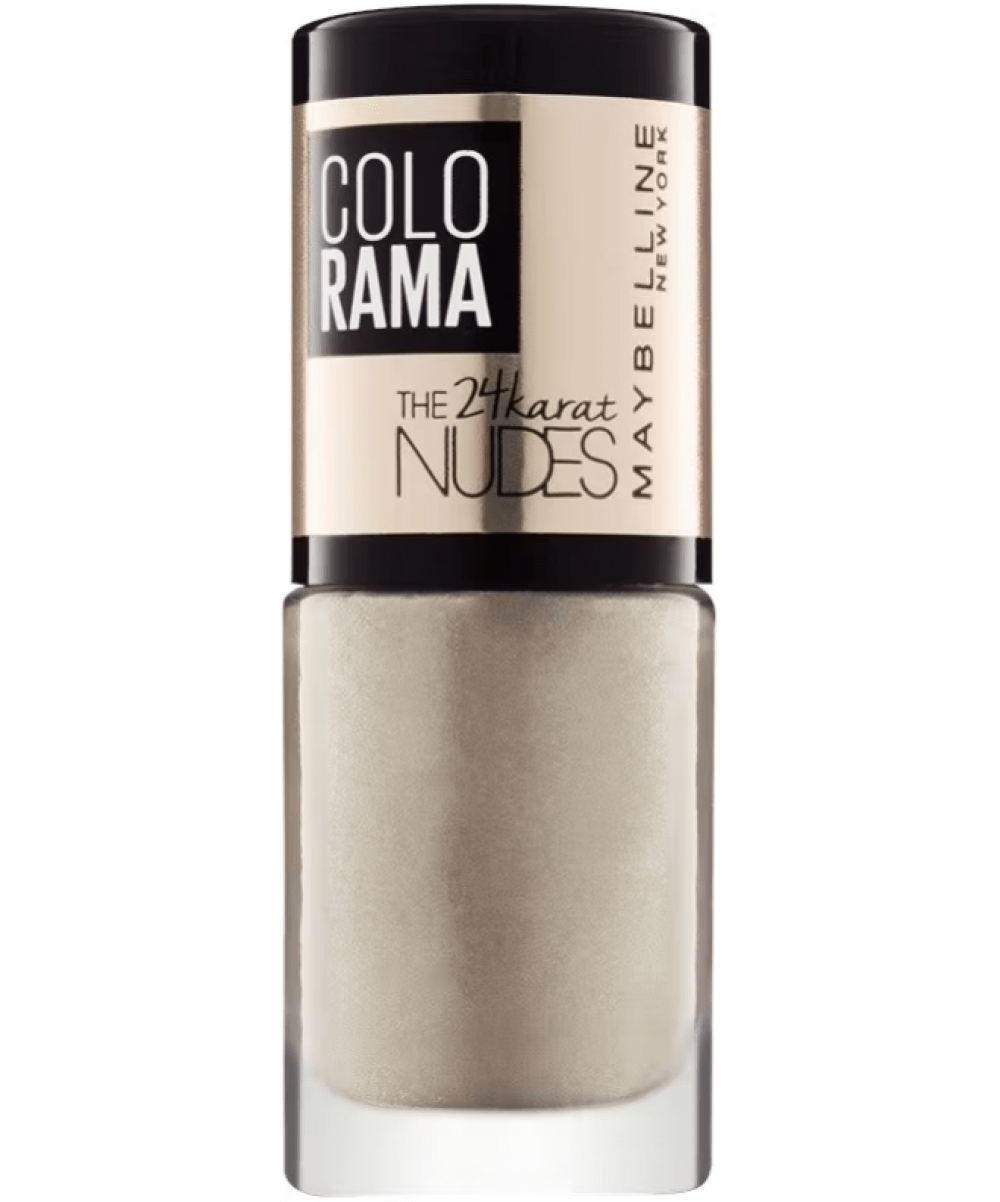 Maybelline, Color Show The 24 Karat Nudes, Smalto per unghie, N. 476, Scintillio & Chic, 7 ml - Cosmova