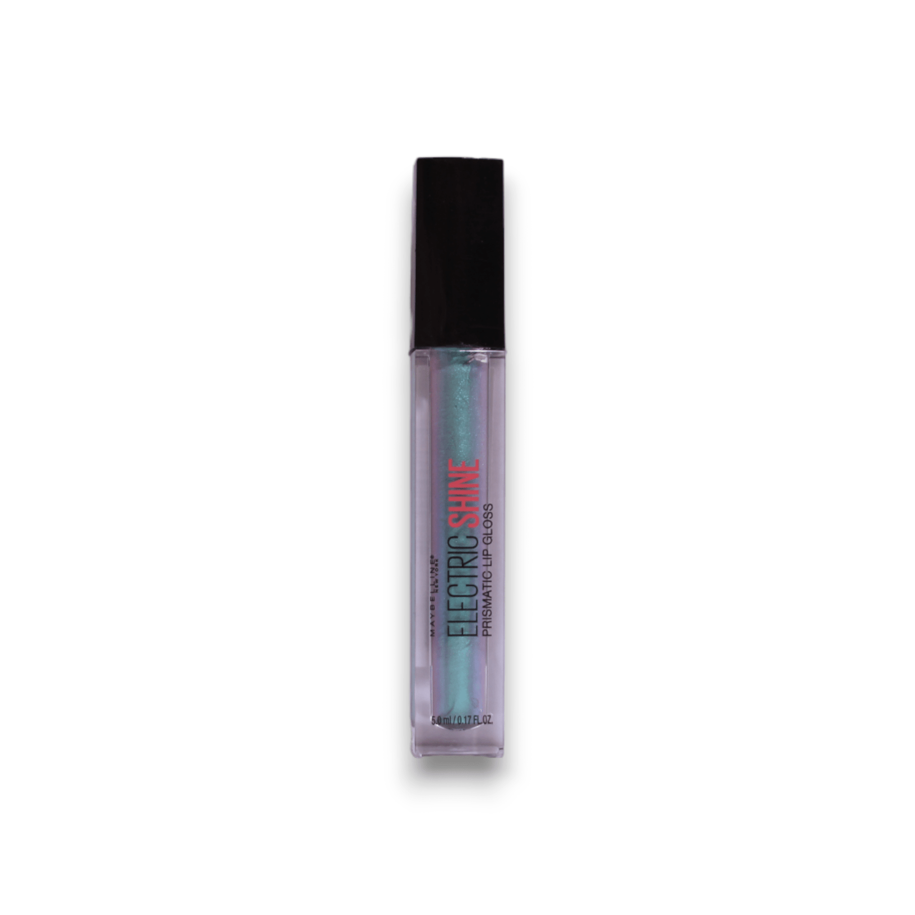 Maybelline, Electrio Shine Prismatic, Lucidalabbra, 165, Blu elettrico, 5 ml - Cosmova