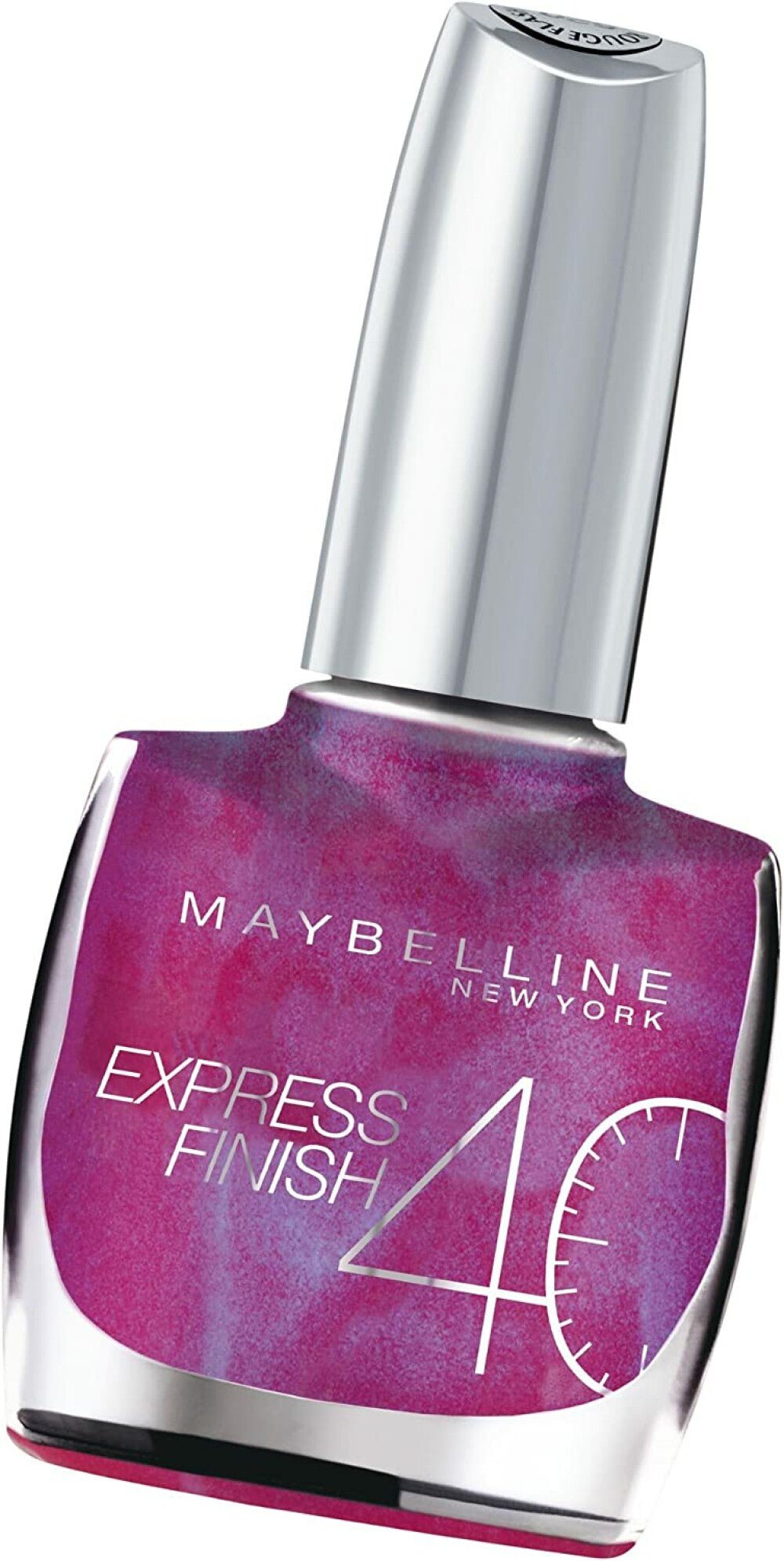 Maybelline, Express Finish 40 Seconds, Smalto per unghie, N. 250, Viola scuro, 10 ml - Cosmova