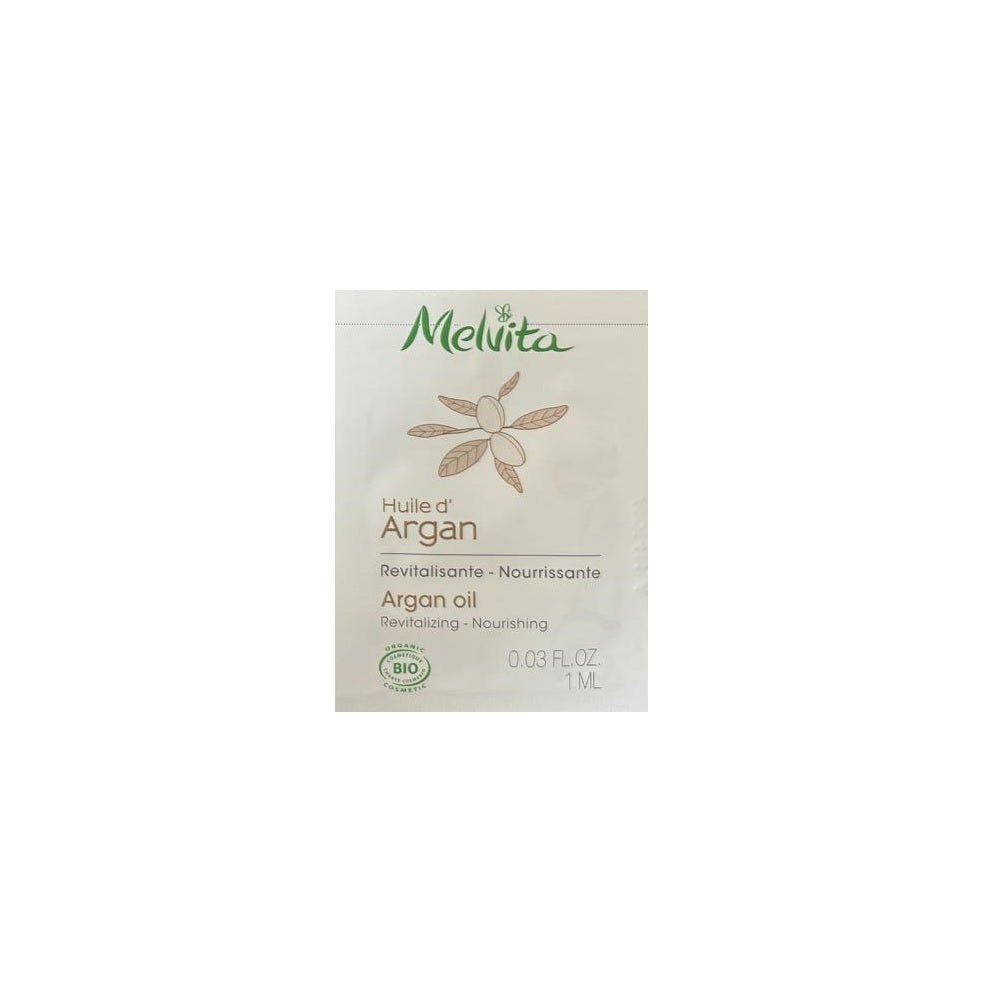 Melvita, Argan, Biologico, Nutriente e rivitalizzante, Olio, Per corpo, viso & capelli, 1 ml *Campione - Cosmova