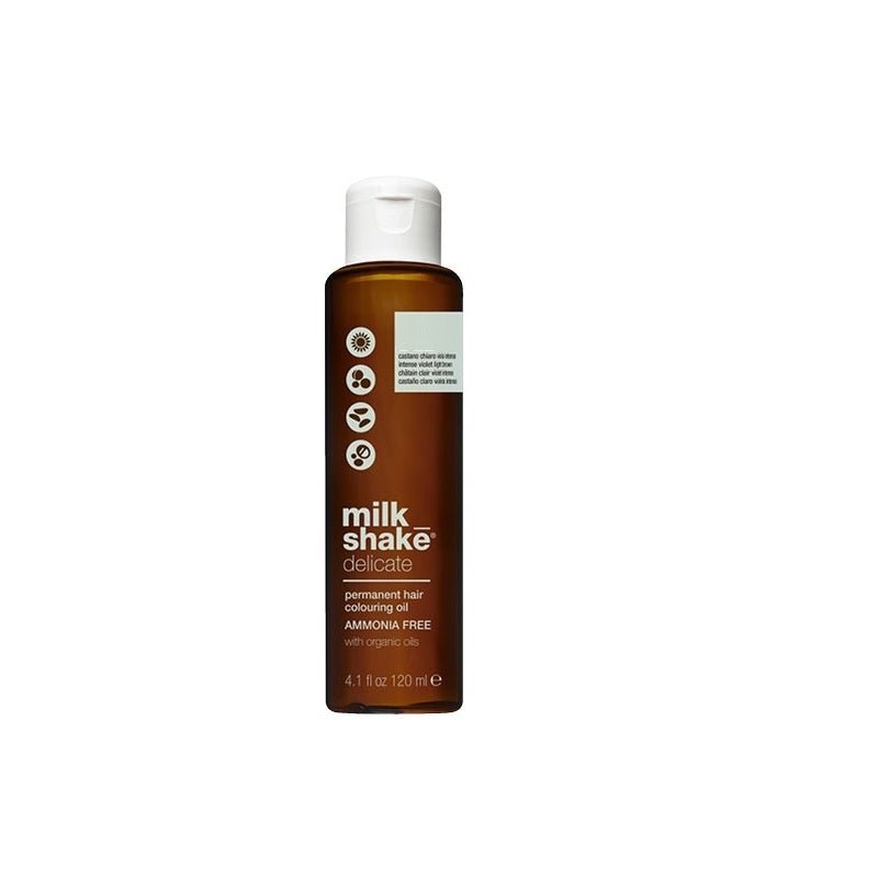 Milk Shake, Delicate, Senza ammoniaca, Olio colorante permanente per capelli, 5.7 , 120 ml - Cosmova