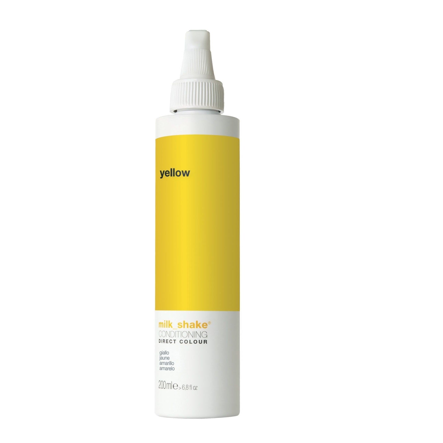 Milk Shake, Direct Colour, Senza ammoniaca, Balsamo colorante per capelli, Yellow, 200 ml - Cosmova