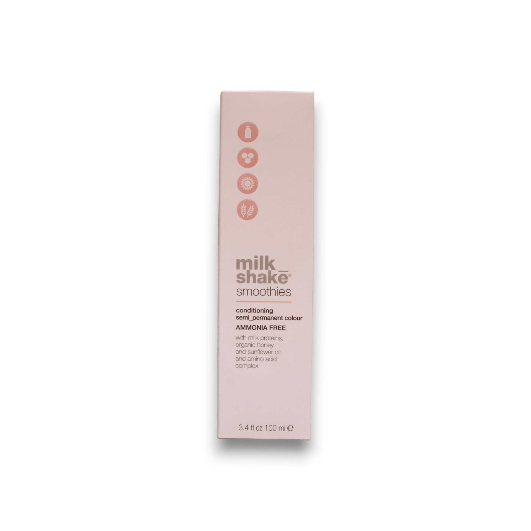 Milk Shake, Smoothies, Senza ammoniaca, Tintura per capelli semi-permanente, 6.136B Dark Beige Blond, 100 ml - Cosmova