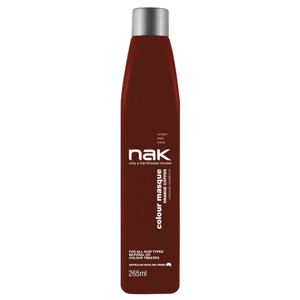 Nak, Signature, Maschera crema colorante per capelli, Orange Copper, 265 ml - Cosmova