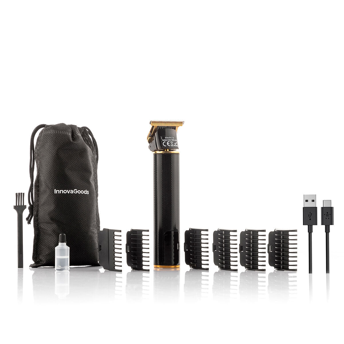 Cortapelos Profesional Recargable con Accesorios Triher InnovaGoods-3