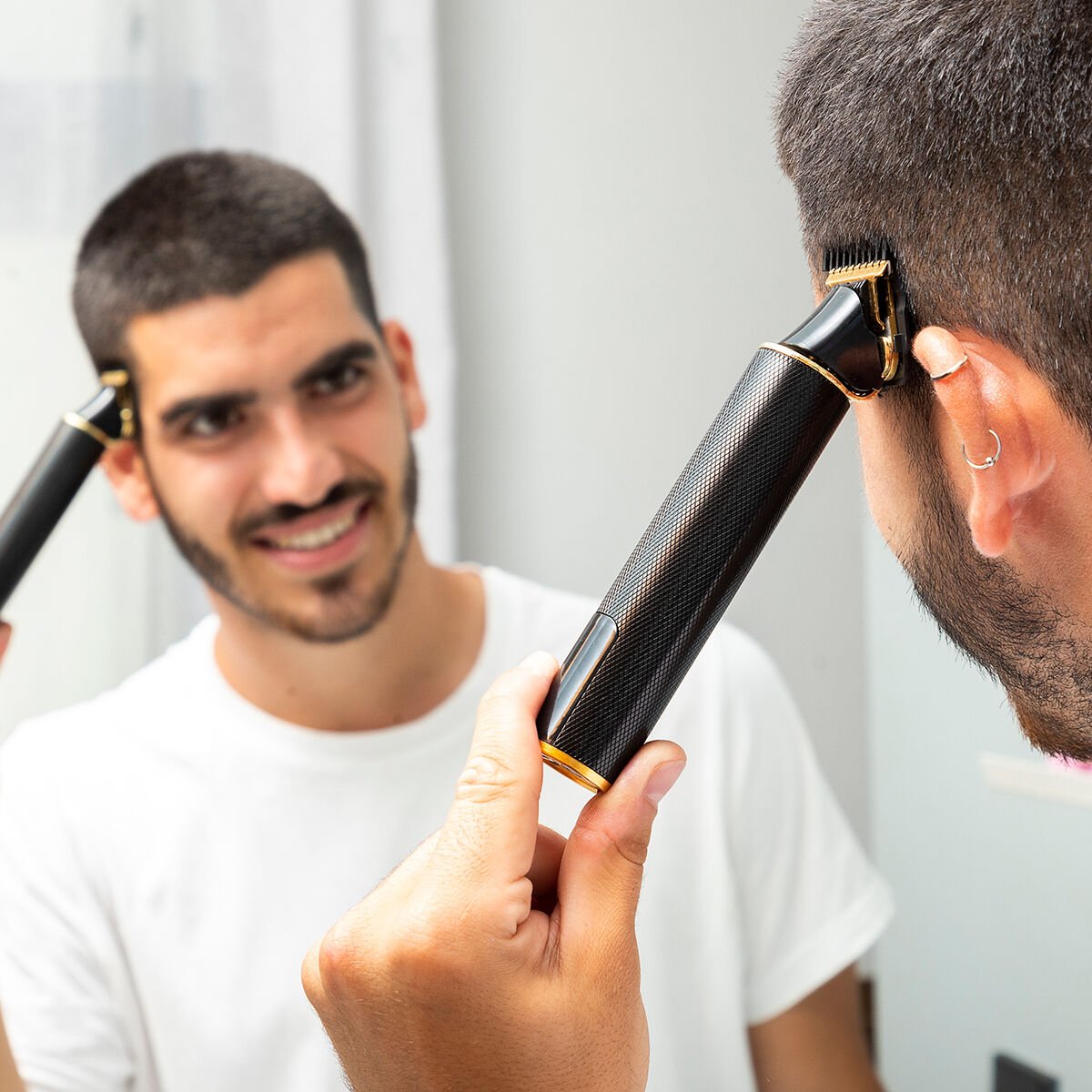 Cortapelos Profesional Recargable con Accesorios Triher InnovaGoods-8