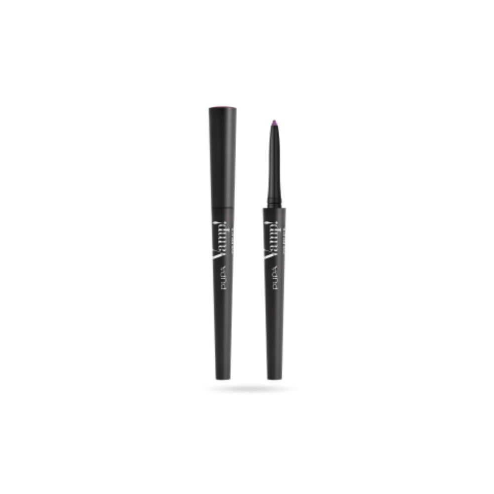 Pupa, Vamp!, Senza parabeni, Impermeabile, Matita kohl Kajal, 104, Viola irriverente, 0.35 g - Cosmova