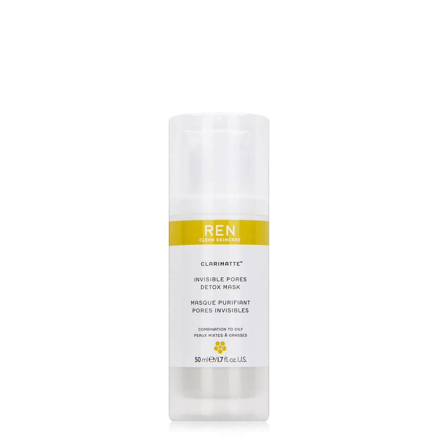 Ren, Clarimatte, Disintossicazione, Maschera crema, Per il viso, 50 ml *Tester - Cosmova