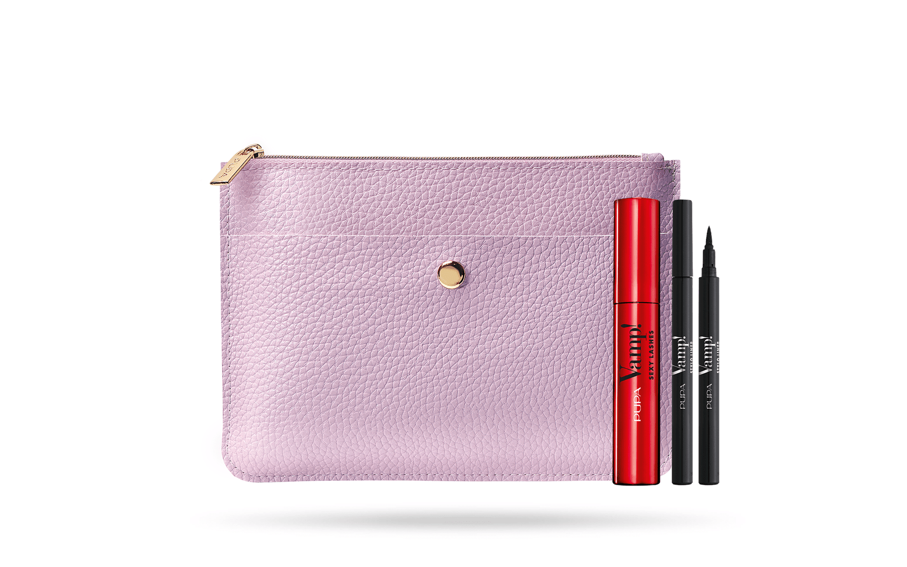 Set Pupa: Pupa, Liquid Eyeliner, Black, 1.5 ml + Vamp! Sexy Lashes, Paraben-Free, Mascara, 011, Sexy Black, 12 ml - Cosmova