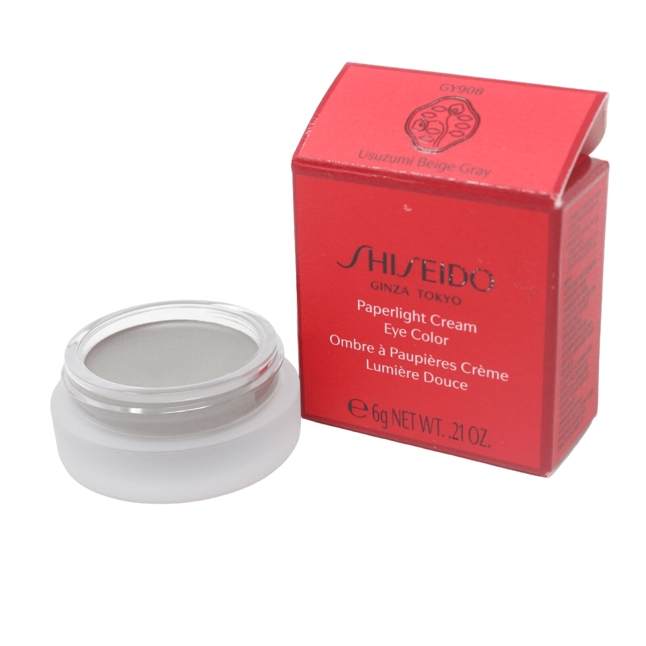 Shiseido, Paperlight, Ombretto in crema, Gy908, Usuzmi Beige Grigio, 6 g - Cosmova