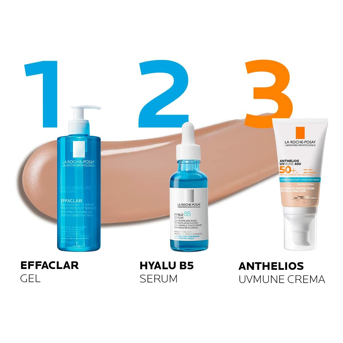 Sun Protection with Colour La Roche Posay Anthelios Uvmune 50 ml White Spf 50 Cream Hydrating Cream with Colour - Cosmova