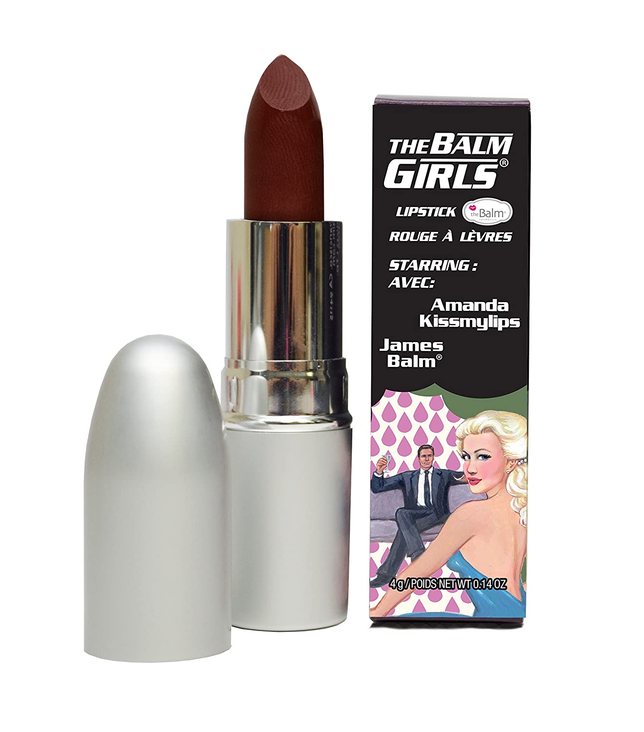 The Balm, Girls, Rossetto cremoso, Marron Berry, 4 g - Cosmova