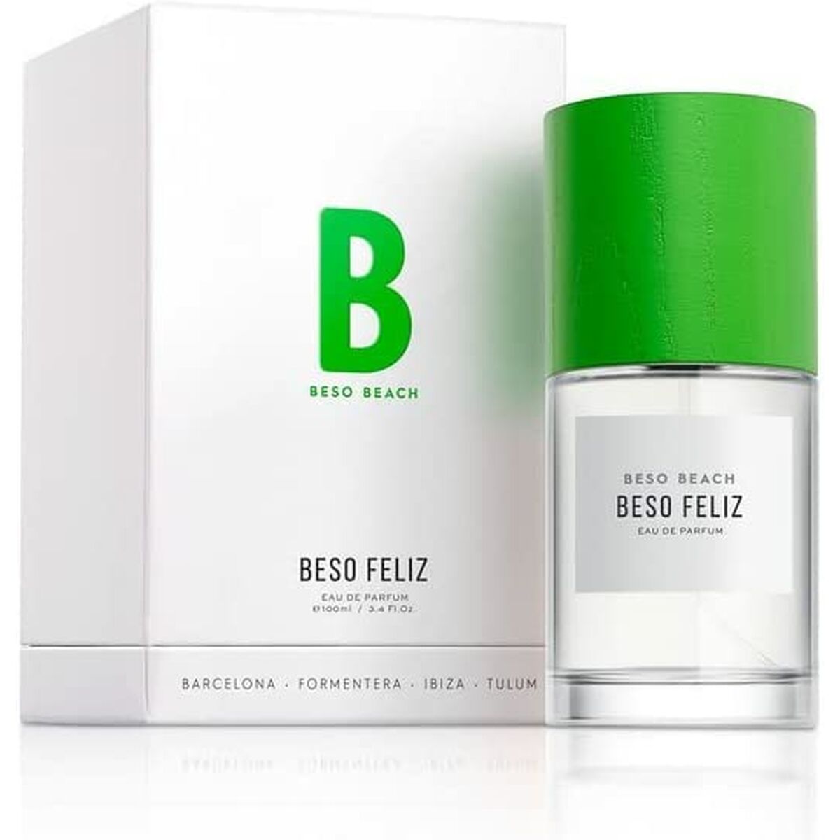 Unisex Perfume Beso Beach Beso Feliz EDP 100 ml - Cosmova