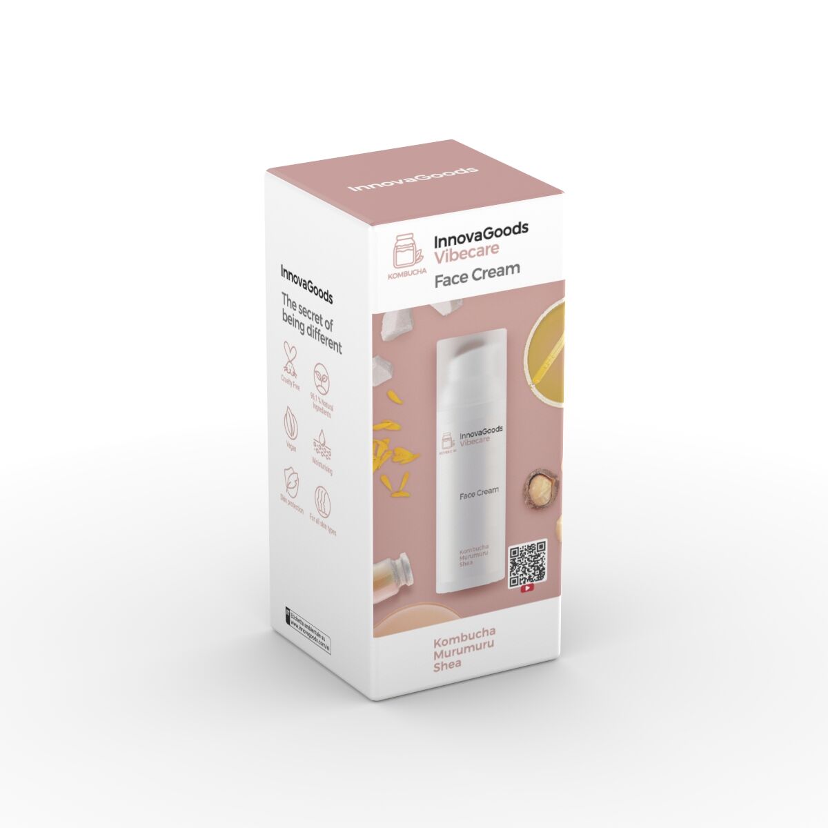 Crème hydratante pour le visage Kombucha Vibecare InnovaGoods 50 ml-1