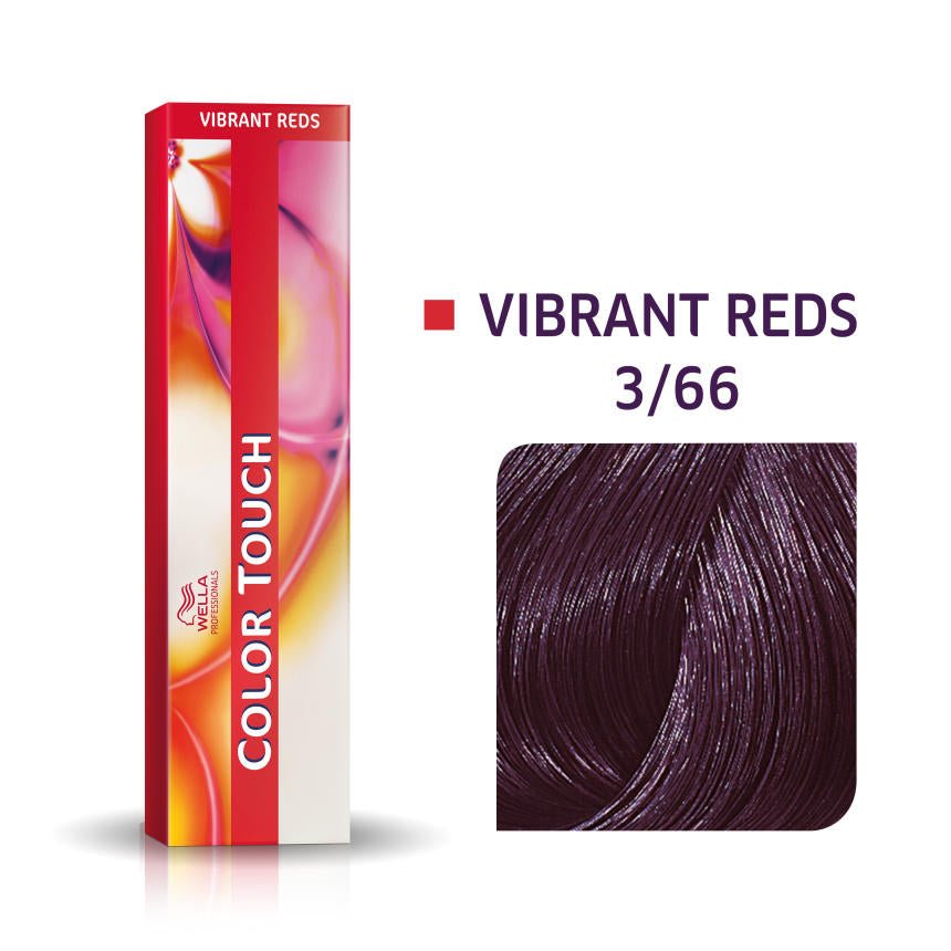 Wella Professionals, Color Touch, Senza ammoniaca, Tintura per capelli semi-permanente, 3/66 Dark Brown Intensive Violet, 60 ml - Cosmova