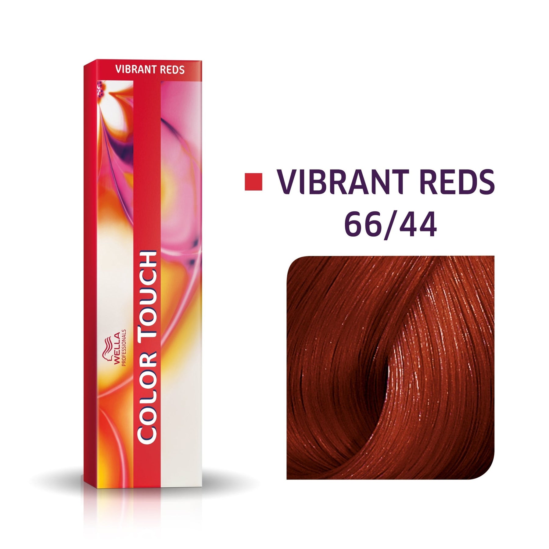 Wella Professionals, Color Touch, Senza ammoniaca, Tintura per capelli semi-permanente, 66/44 Dark Blonde Intensive Red, 60 ml - Cosmova