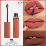 Liquid lipstick L'Oreal Make Up Infaillible Matte Resistance Snooze your ala Nº 115 (1 Unit)-3