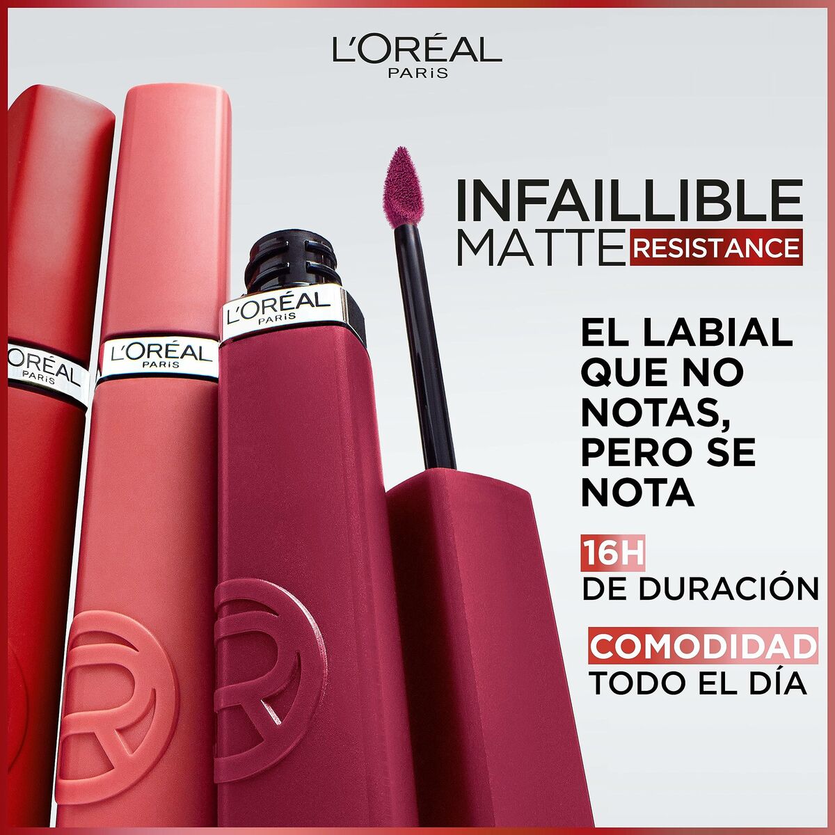 Liquid lipstick L'Oreal Make Up Infaillible Matte Resistance Fairy Tale Ending Nº 100 (1 Unit)-5