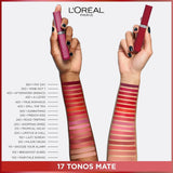 Flüssiger Lippenstift L'Oreal Make Up Infaillible Matte Resistance True Romance Nr. 420 (1 Einheit)-1
