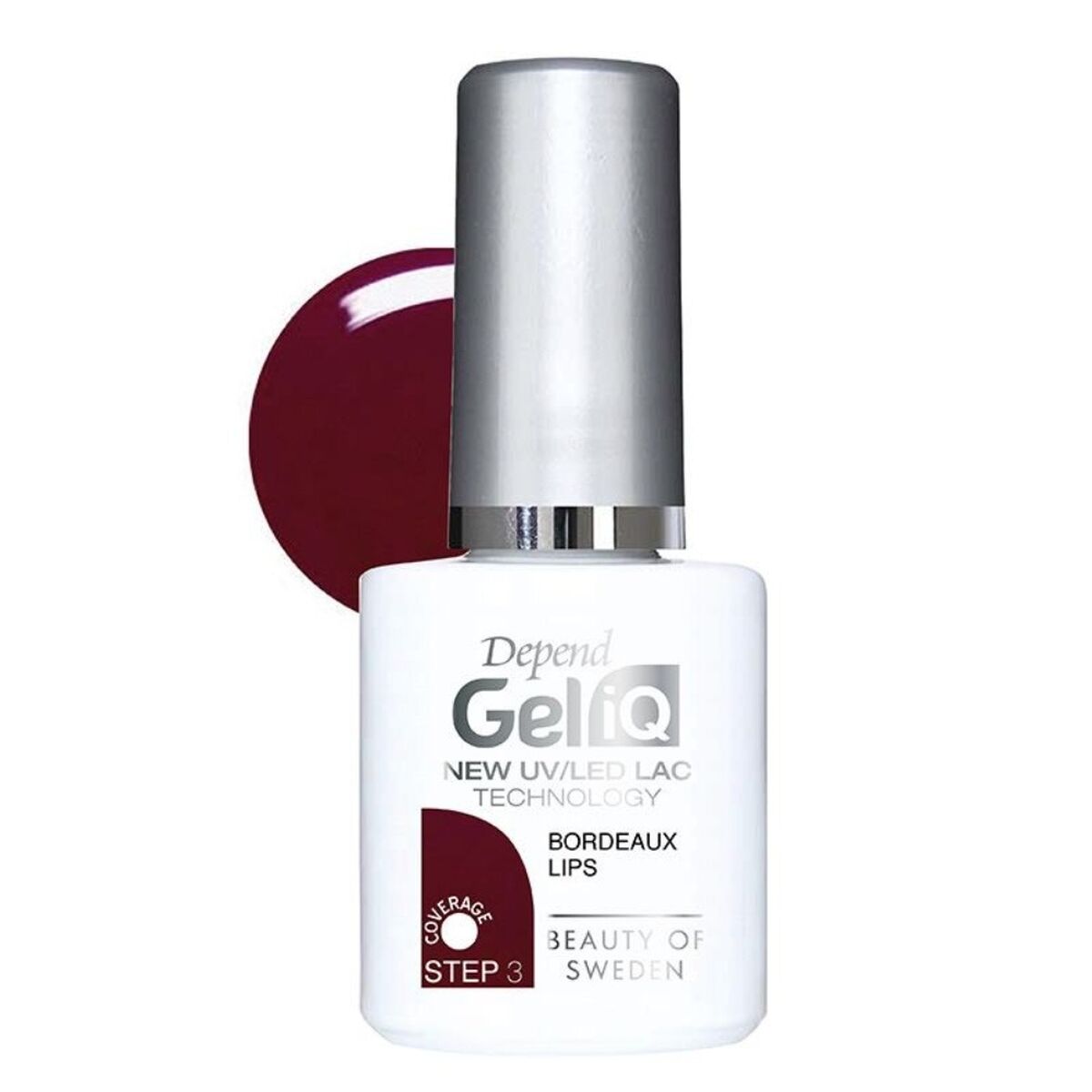 Esmalte de uñas Beter Depend Gel iQ Burdeos Labios 5 ml-1